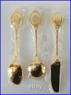 Royal Albert Old Country Roses Boxed Tea Spoons, Jam Spoon Butter Spreader