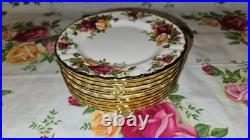 Royal Albert Old Country Roses Bread And Butter Plates Ten