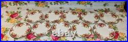 Royal Albert Old Country Roses Bread And Butter Plates Ten