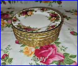 Royal Albert Old Country Roses Bread And Butter Plates Ten