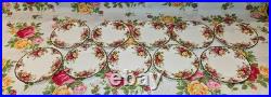 Royal Albert Old Country Roses Bread And Butter Plates Ten