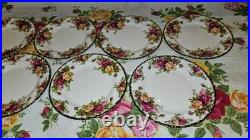 Royal Albert Old Country Roses Bread And Butter Plates Ten
