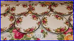 Royal Albert Old Country Roses Bread And Butter Plates Ten