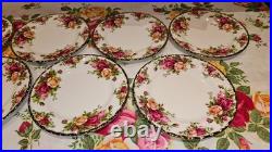 Royal Albert Old Country Roses Bread And Butter Plates Ten