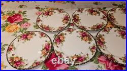 Royal Albert Old Country Roses Bread And Butter Plates Ten