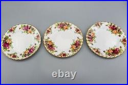 Royal Albert Old Country Roses Bread Plates Set of 9- 6 3/8 FREE USA SHIPPING