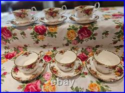 Royal Albert Old Country Roses Breakfast Cup And Saucer Set Of Six Royal Albert Old Country Roses Breakfast Cup And Saucer Set Of Six