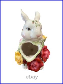 Royal Albert Old Country Roses Bunny Rabbit Sugar And Creamer Spring Easter