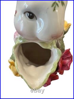 Royal Albert Old Country Roses Bunny Rabbit Sugar And Creamer Spring Easter