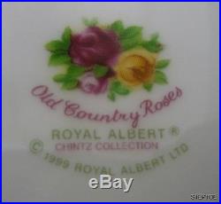 Royal Albert Old Country Roses CHINTZ Bone China Large Covered Sugar Bowl w Lid