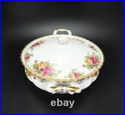 Royal Albert Old Country Roses COVERED CASSEROLE Dish England Vintage