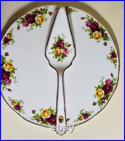 Royal Albert Old Country Roses Cake Plate & Server