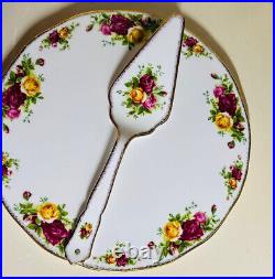 Royal Albert Old Country Roses Cake Plate & Server