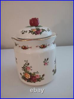 Royal Albert Old Country Roses Canister 3 Pc Set With Lids