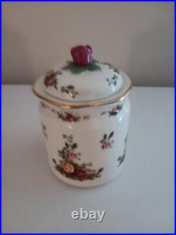 Royal Albert Old Country Roses Canister 3 Pc Set With Lids