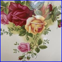 Royal Albert Old Country Roses Canister Biscuit Cookie Jar 12real 23kGold Paint