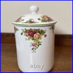 Royal Albert Old Country Roses Canister Set 3 Piece? Fine China (1998)
