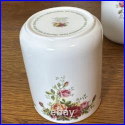 Royal Albert Old Country Roses Canister Set 3 Piece? Fine China (1998)