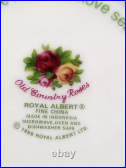 Royal Albert Old Country Roses Canisters With Sealing Lids 1998 Set of 3