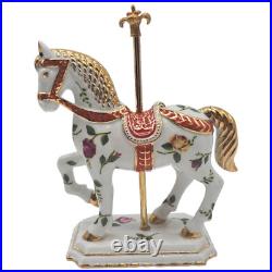 Royal Albert Old Country Roses Carousel Horse 726/2000 with Box & COA 7.5 Royal Albert Old Country Roses Carousel Horse 726/2000 with Box & COA 7.5