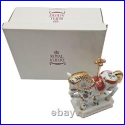 Royal Albert Old Country Roses Carousel Horse 726/2000 with Box & COA 7.5 Royal Albert Old Country Roses Carousel Horse 726/2000 with Box & COA 7.5
