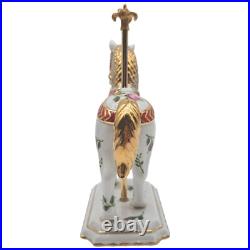 Royal Albert Old Country Roses Carousel Horse 726/2000 with Box & COA 7.5 Royal Albert Old Country Roses Carousel Horse 726/2000 with Box & COA 7.5