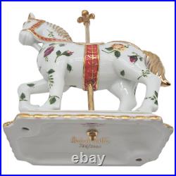 Royal Albert Old Country Roses Carousel Horse 726/2000 with Box & COA 7.5 Royal Albert Old Country Roses Carousel Horse 726/2000 with Box & COA 7.5