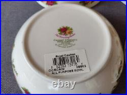 Royal Albert Old Country Roses Casual Classics 1999 Cereal Bowls Set of 4