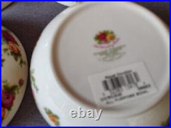 Royal Albert Old Country Roses Casual Classics 1999 Cereal Bowls Set of 4