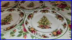 Royal Albert Old Country Roses Casual Holiiday Classi Collection Accent Plates 4