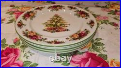 Royal Albert Old Country Roses Casual Holiiday Classi Collection Accent Plates 4