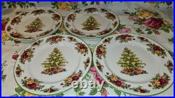 Royal Albert Old Country Roses Casual Holiiday Classi Collection Accent Plates 4