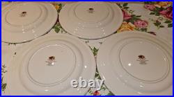 Royal Albert Old Country Roses Casual Holiiday Classi Collection Accent Plates 4