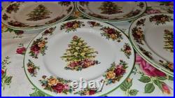 Royal Albert Old Country Roses Casual Holiiday Classi Collection Accent Plates 4