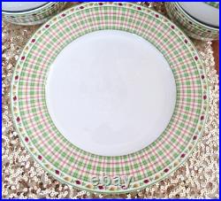 Royal Albert Old Country Roses Casual Plaid Set for 4 Fine Bone China 8 Pcs
