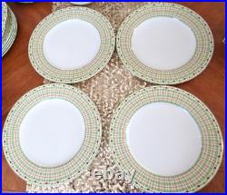 Royal Albert Old Country Roses Casual Plaid Set for 4 Fine Bone China 8 Pcs