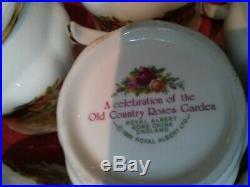 Royal Albert Old Country Roses Celebration 6 Coffee Mugs