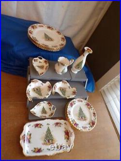 Royal Albert Old Country Roses China 17 Christmas Magic @1990 Collection Pieces Royal Albert Old Country Roses China 17 Christmas Magic @1990 Collection Pieces