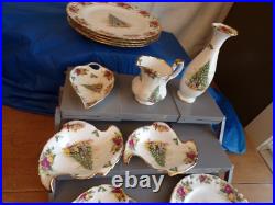 Royal Albert Old Country Roses China 17 Christmas Magic @1990 Collection Pieces Royal Albert Old Country Roses China 17 Christmas Magic @1990 Collection Pieces
