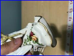 Royal Albert Old Country Roses China 3-Piece Musical Angel Ornaments figurine