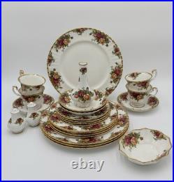 Royal Albert Old Country Roses China Set For 4 Plus Extras