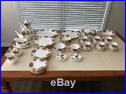 Royal Albert Old Country Roses China Set of 60 piece
