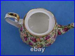 Royal Albert Old Country Roses Chintz Collection Large Teapot England Unused