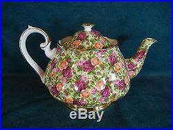 Royal Albert Old Country Roses Chintz Collection Tea Pot with Lid