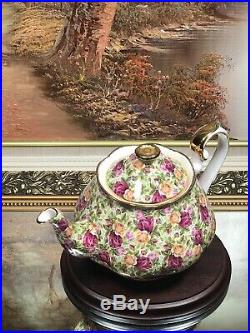 Royal Albert Old Country Roses Chintz Collection Teapot