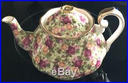Royal Albert Old Country Roses Chintz Collection Teapot Bone China 1999 england
