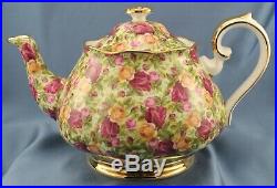 Royal Albert Old Country Roses Chintz Collection Teapot Mint Condition
