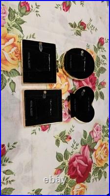 Royal Albert Old Country Roses Chintz Minature Picture Frames Four