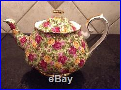 Royal Albert Old Country Roses Chintz Teapot