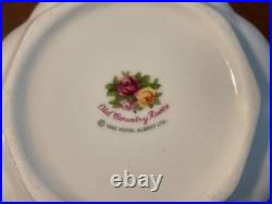 Royal Albert Old Country Roses Chip And Dip Tray With Bowl